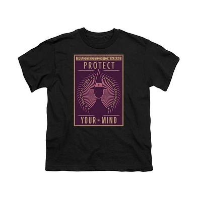 Fantastic Beasts Boys Protect Your Mind Short Sleeve Tee / T-Shirt