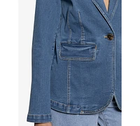 Sanctuary Women's Sculpted Denim Blazer