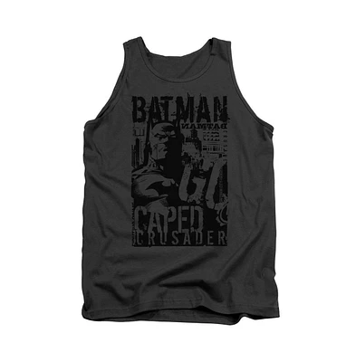 Batman Men's Caped Crusader Adult Tank Top