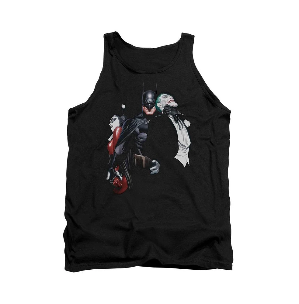 Batman Men's Joker Harley Choke Adult Tank Top