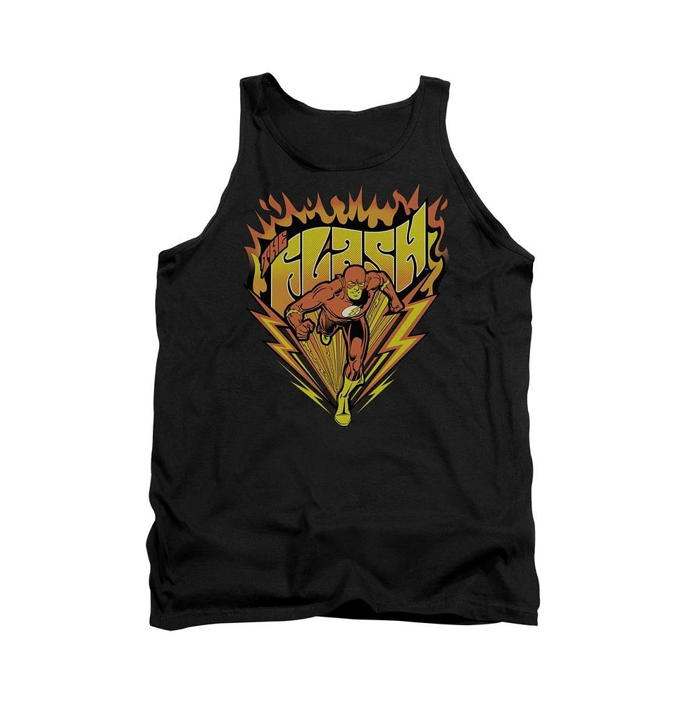 Flash Men's Dc Comics Blazing Speed Adult Tank Top