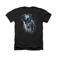 Batman Men's Bat Crash Adult Heather Tee / T-Shirt