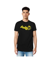 Batman Men's 75 Logo 2 Short Sleeve Adult Tee / T-Shirt