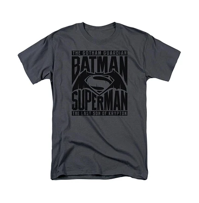 Batman V Superman Mens Title Fight Short Sleeve Adult Tee / T-Shirt