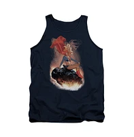 Superman Men's Ride It Out Adult Tank Top