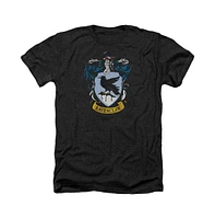 Harry Potter Mens Ravenclaw Crest Adult Heather Tee / T-Shirt