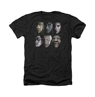 Harry Potter Men's Horizontal Heads Adult Heather Tee / T-Shirt