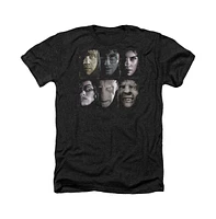 Harry Potter Men's Horizontal Heads Adult Heather Tee / T-Shirt