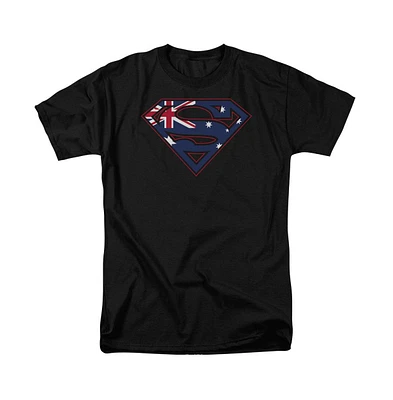 Superman Big & Tall Australian Shield Short Sleeve Adult Tee / T-Shirt