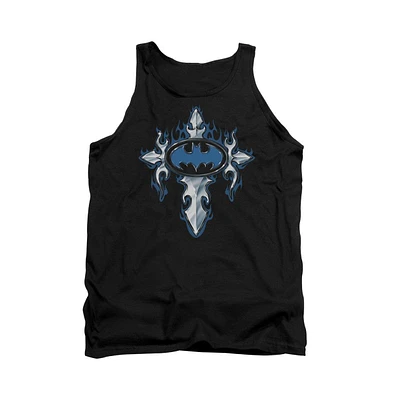 Batman Men's Gothic Steel Logo Adult Tank Top