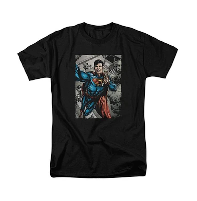 Superman Big & Tall Super Selfie Short Sleeve Adult Tee / T-Shirt