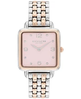 Coach Women's Cass Two-Tone Stainless Steel Bracelet Watch, 28mm