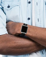 Coach Women's Black Coach Signature Canvas Leather Strap Band for Apple Watch 38mm, 40mm, 41mm