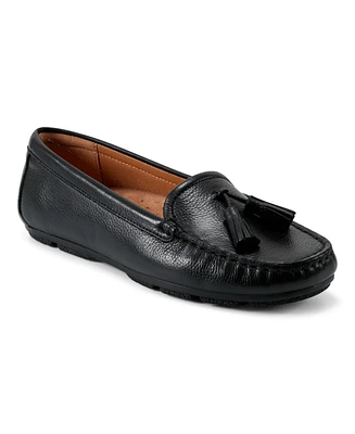 Earth Women's Raquel Slip On Casual Flat Tassel Loafers