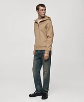 Mango Men's Slim-Fit Hooded Sweatshirt