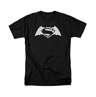 Batman V Superman Men's Simple Logo Short Sleeve Adult Tee / T-Shirt