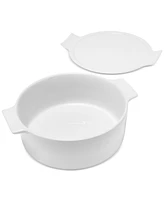 The Cellar Whiteware James Covered Vegetable Bowl, Exclusively at Macy's