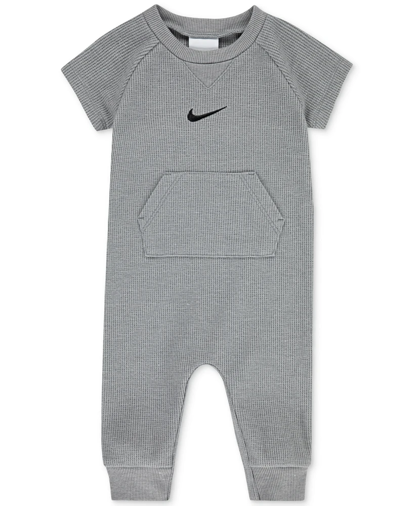 Nike Baby Essentials Short-Sleeve Waffle Coverall