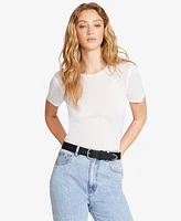 Steve Madden Textured Faux-Leather Belt