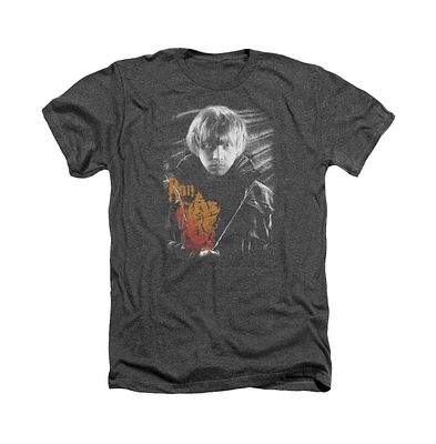 Harry Potter Men's Ron Portrait Adult Heather Tee / T-Shirt