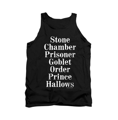 Harry Potter Mens Titles Adult Tank Top