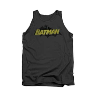 Batman Men's Classic Comic Logo Adult Tank Top