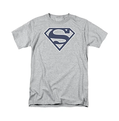 Superman Big & Tall Navy & Shield Short Sleeve Adult Tee / T-Shirt