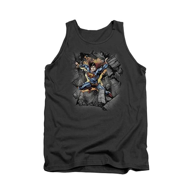 Superman Men's Break On Through Adult Tank Top