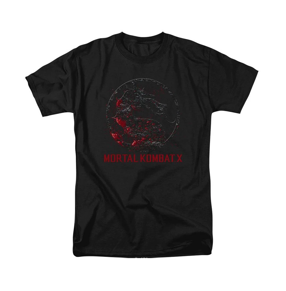 Mortal Kombat X Big & Tall Bloody Seal Short Sleeve Adult Tee / T-Shirt