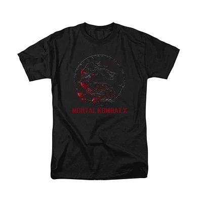 Mortal Kombat X Big & Tall Bloody Seal Short Sleeve Adult Tee / T-Shirt