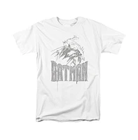 Batman Big & Tall Knight Sketch Short Sleeve Adult Tee / T-Shirt