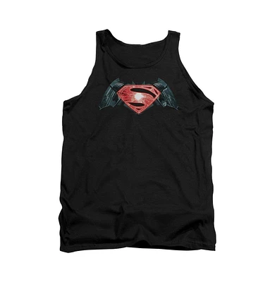 Batman V Superman Men's Industrial Logo Adult Tank Top