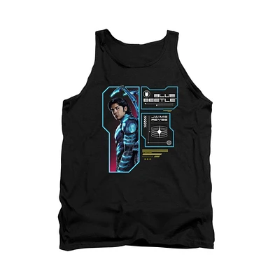 Blue Beetle Men's Data Read Out Adult Tank Top