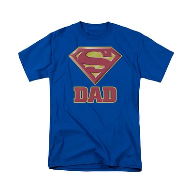 Superman Big & Tall Super Dad Short Sleeve Adult Tee / T-Shirt