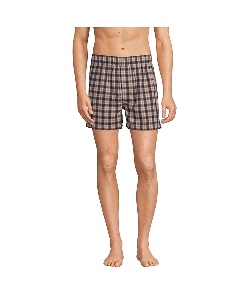 Lands' End Men's Classic Fit Flannel Boxers