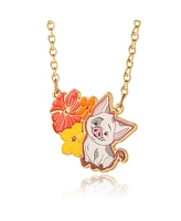 Disney Moana Pua and Floral Pendant Necklace