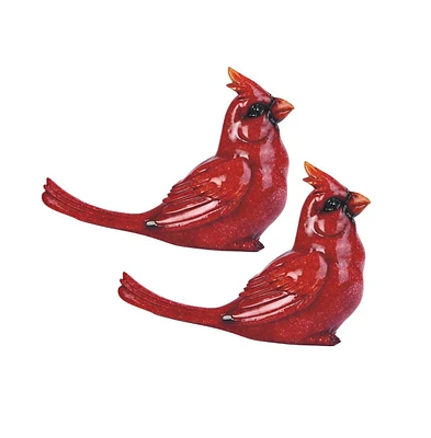 Fc Design "2-pc Set" 6.5"W Northern Cardinal Figurine Statue Ornament Home Room Office Decor and Perfect Ideas for Housewarming, Holidays and Birthday