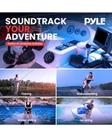 Pyle Dual 6.5” Waterproof Marine Speaker Kit with Bluetooth Amplifier & Microphone