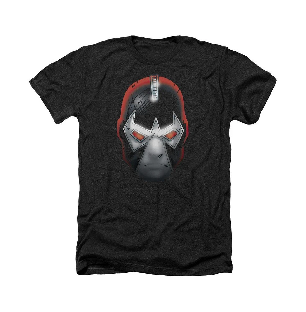 Batman Men's Bane Head Adult Heather Tee / T-Shirt