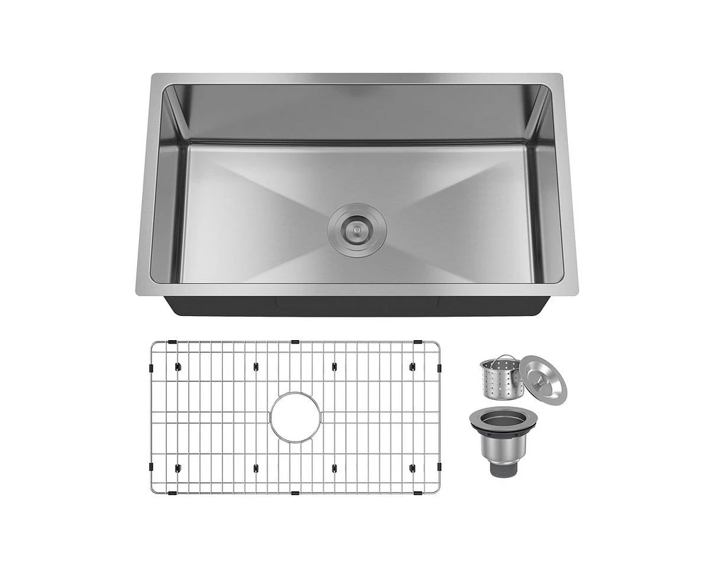 Casainc 31inch L Kitchen Sink with Accessories