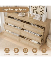 gaomon Rattan Dresser for Bedroom