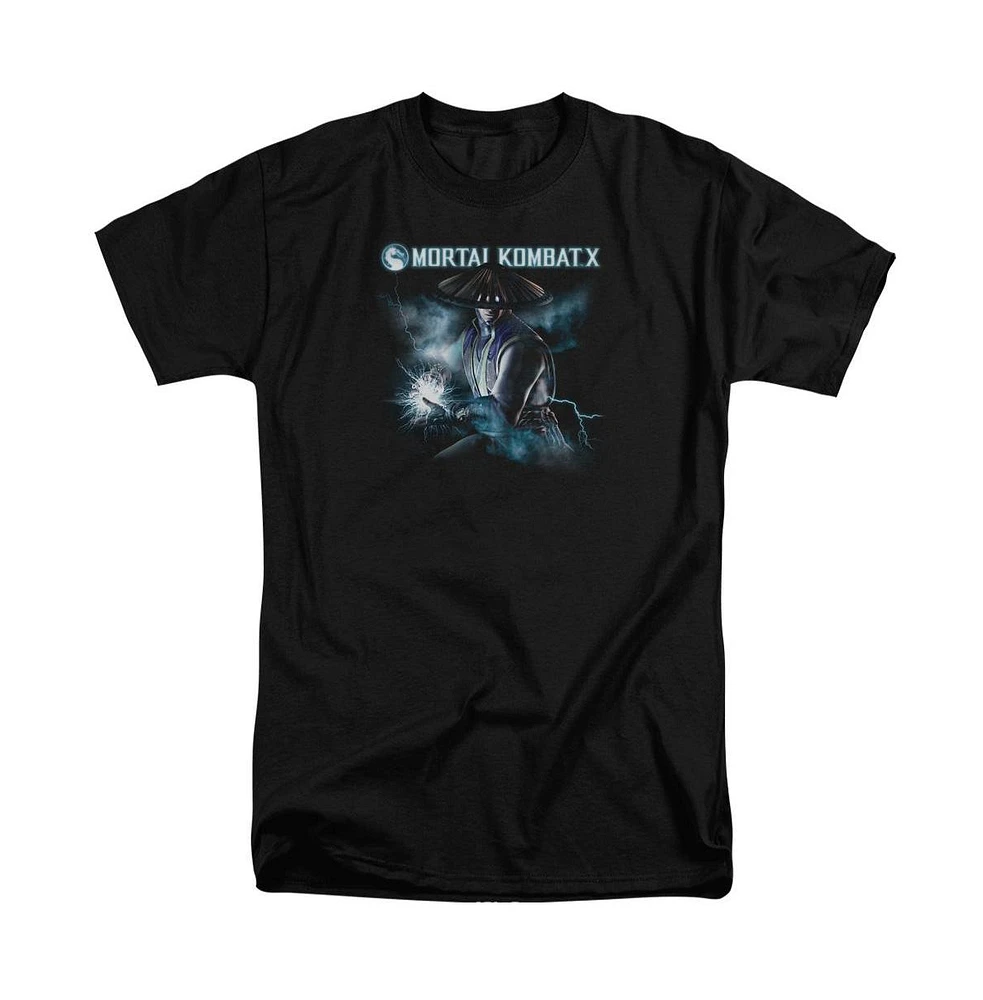 Mortal Kombat X Mens Raiden Short Sleeve Adult Tall Tee / T-Shirt