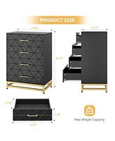 gaomon Dresser for Bedroom with 4 Drawer Dresser