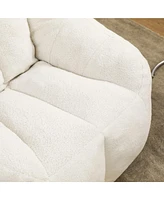 The Pop Home Comfy Bean Bag Chair with Memory Foam, Cozy Lounge for Dorm, Bedroom, Living Room-The