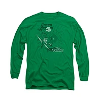 Dc Green Arrow Men's Comics The Emerald Archer Long Sleeve Adult Tee / T-Shirt