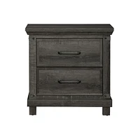 Liberty Furniture Night Stand w/ Charging Station Urban Brown