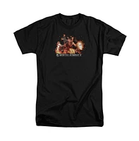 Mortal Kombat X Men's Scorpio Flames Short Sleeve Adult Tee / T-Shirt