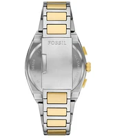 Fossil Men's Everett Chronograph Two-Tone Stainless-Steel Watch, 44mm