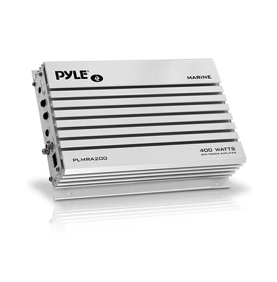 Pyle 2-Ch. Elite Series Marine Amplifier, Bridgeable 400W Waterproof Amp