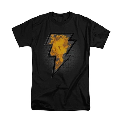 Black Adam Mens Beveled Emblem Short Sleeve Adult Tall Tee / T-Shirt